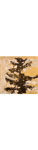Waldarbeiten, Acryl auf Papier 30 x 30 cm, 2006